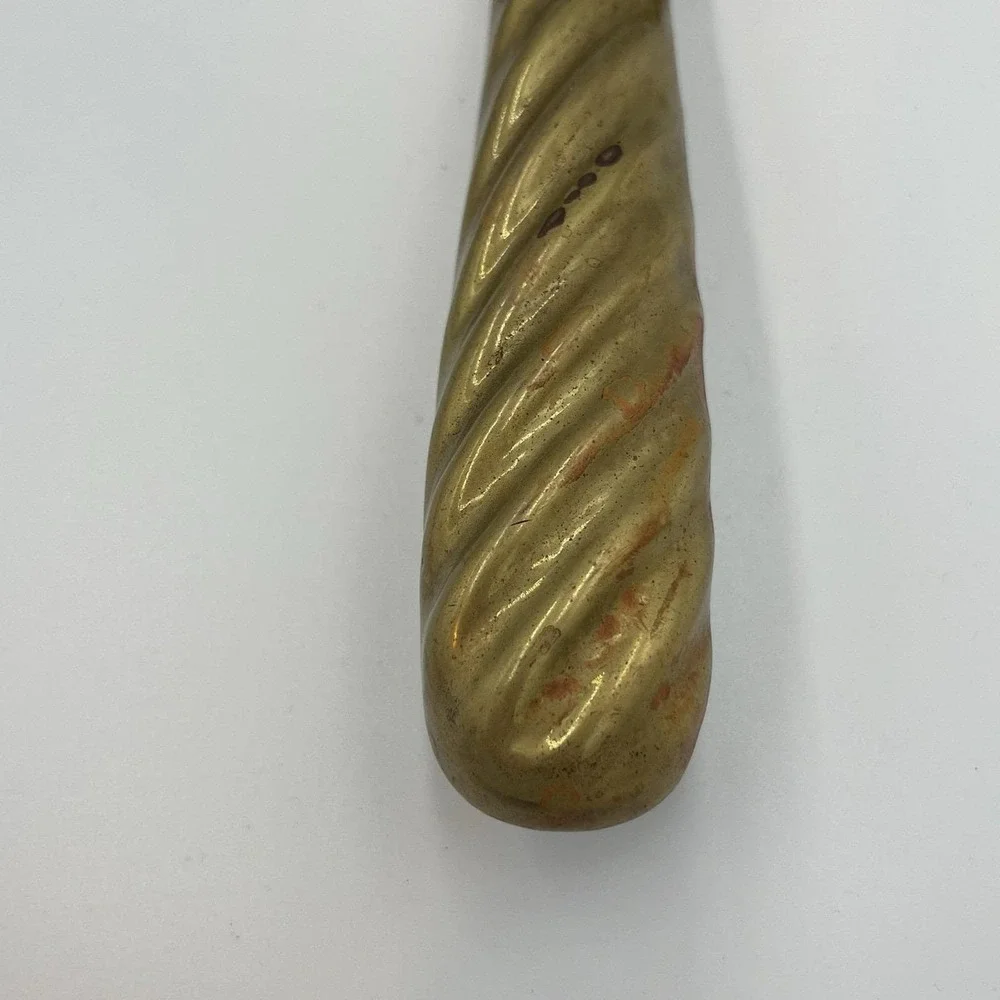 Brass Silent Butler Set Vintage Scooper Pan And‎ Scraper Patina Old Unique